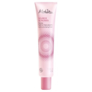 Fluide Hydra-Repulpant Bio Source de Roses Melvita