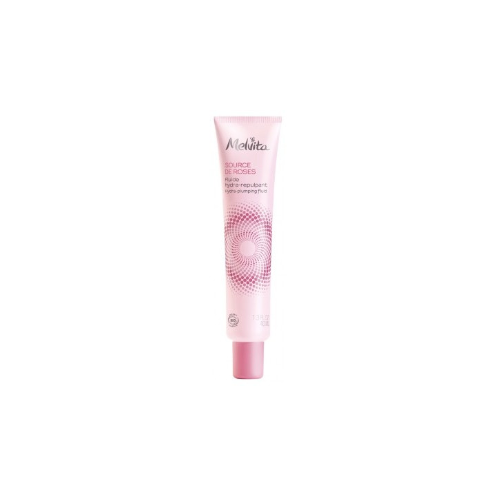 Fluide Hydra-Repulpant Bio Source de Roses Melvita