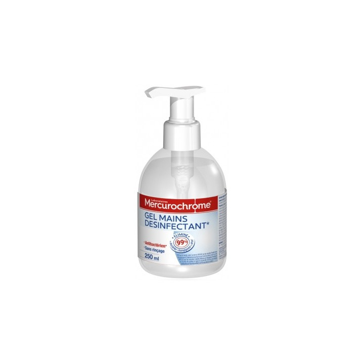 Gel Mains Désinfectant 250 ml - Mercurochrome