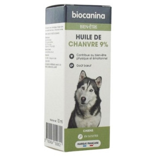 Huile de Chanvre 9% pour Chien - Biocanina
