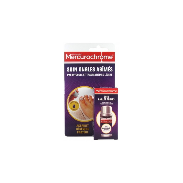 Mercurochrome Soin Ongles Abîmés - Traitement des ongles fragilisés