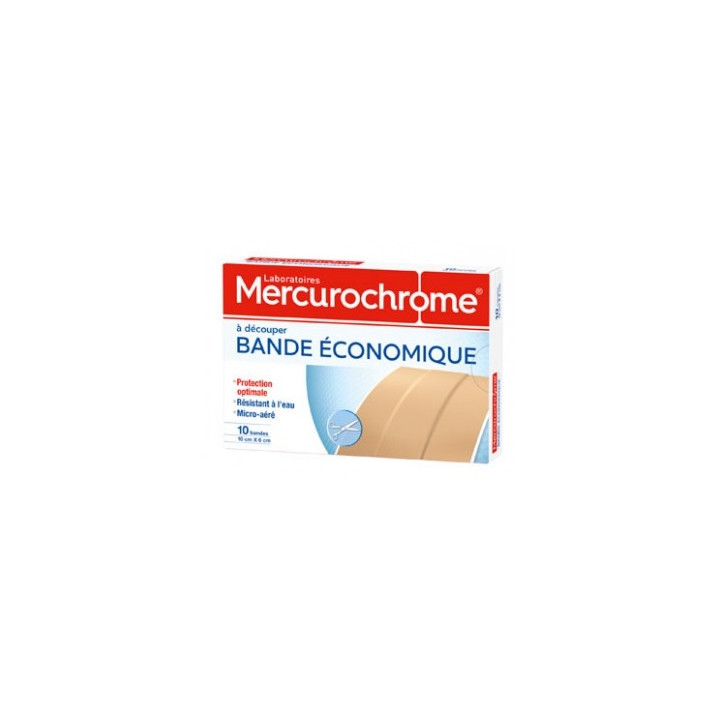 Bande économique Mercurochrome - Protection des plaies