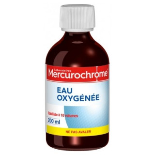 Eau Oxygénée 10 Volumes Mercurochrome pour décoloration cheveux