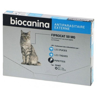 Biocanina Fiprocat 50 mg pour chats