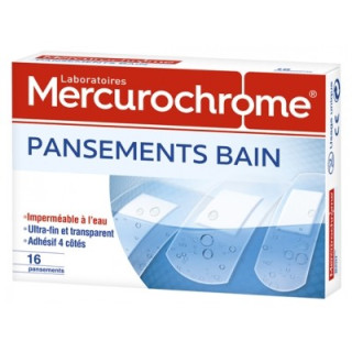 Pansements Mercurochrome 16 - Protection des petites plaies