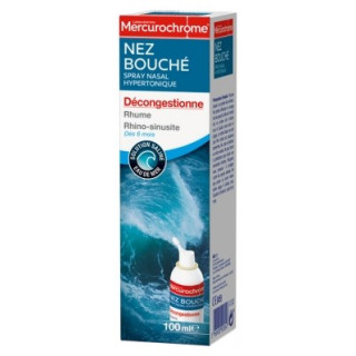 Mercurochrome Nez Bouché Spray Nasal Hypertonique