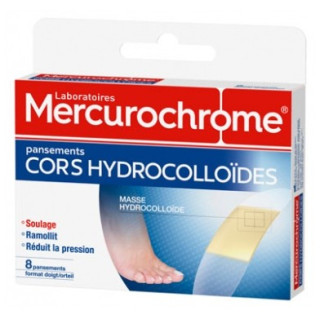 Pansements hydrocolloïdes Mercurochrome pour cors