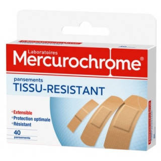 Pansements Mercurochrome Tissu Résistant 40