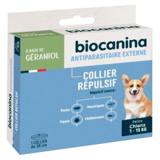 Collier répulsif Biocanina pour chiens de moins de 15 kg