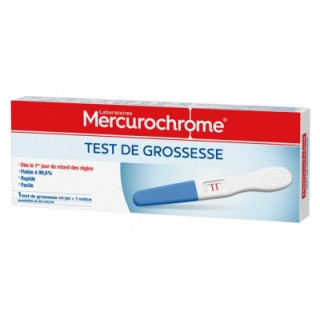 Test de grossesse Mercurochrome - Fiabilité 99,9%