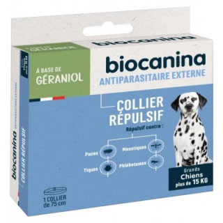 Collier répulsif Biocanina pour chiens de plus de 15 kg