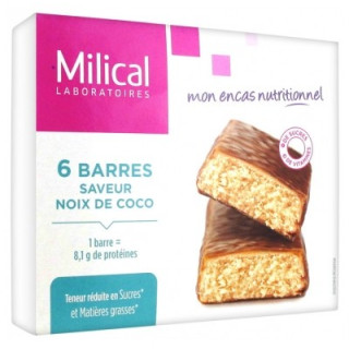 Barres Minceur Hyperprotéinées Milical