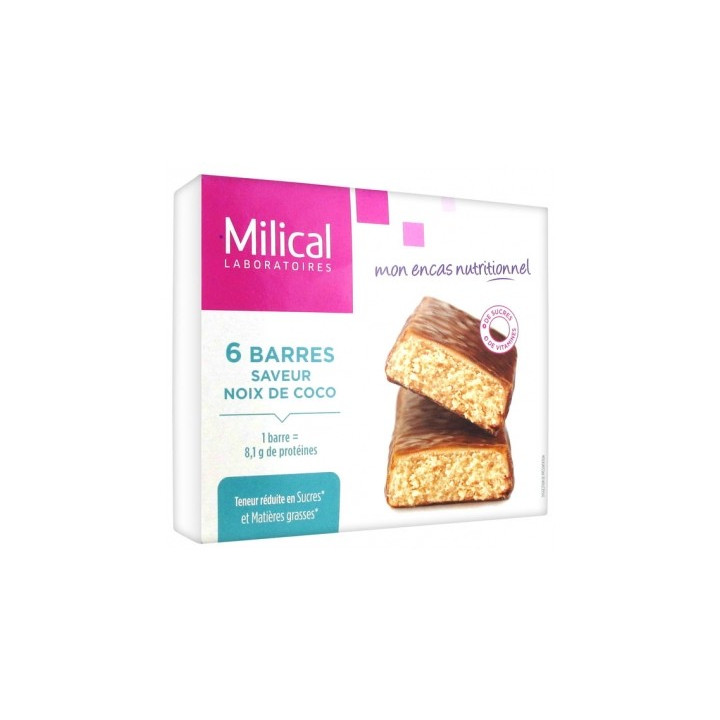 Barres Minceur Hyperprotéinées Milical