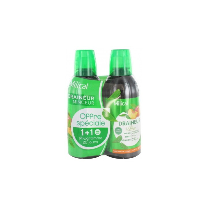 Milical Draineur Minceur Ultra - Programme minceur de 20 jours