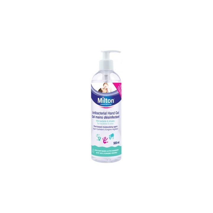 Gel Mains Désinfectant Milton 500 ml