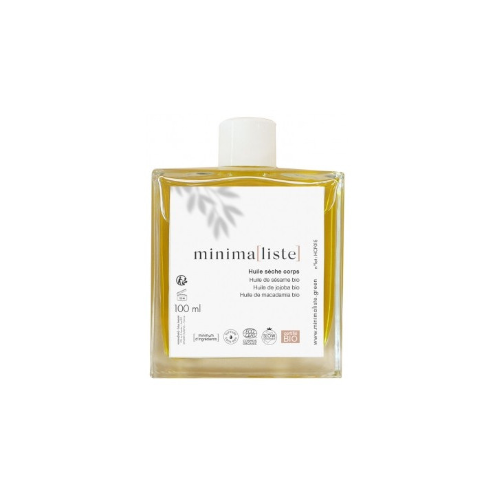 Huile Sèche Corps Bio Minima[liste] - 100 ml