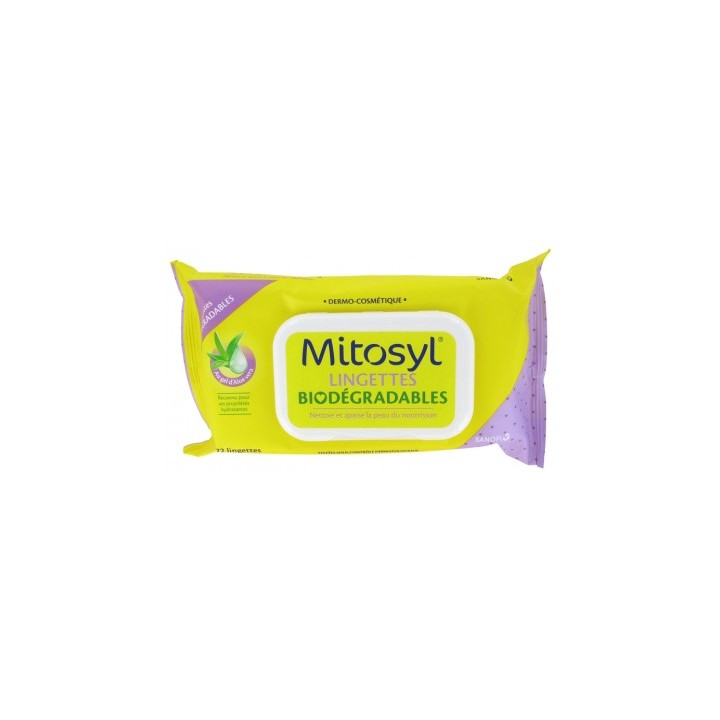 Lingettes Biodégradables Mitosyl - Hygiène Douce pour Bébés