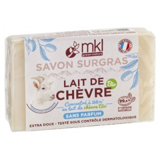 Savon surgras Lait de Chèvre Bio - MKL Green Nature