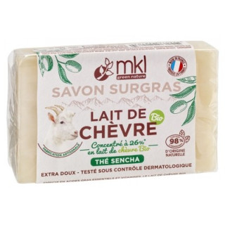 Savon surgras lait de chèvre bio thé Sencha