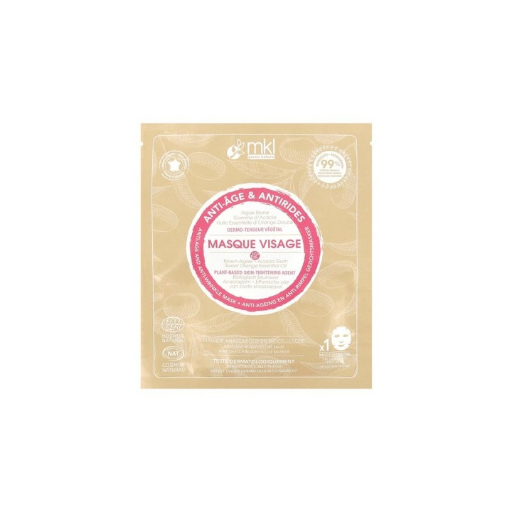 Masque Visage Anti-Âge & Anti-Rides MKL Green Nature