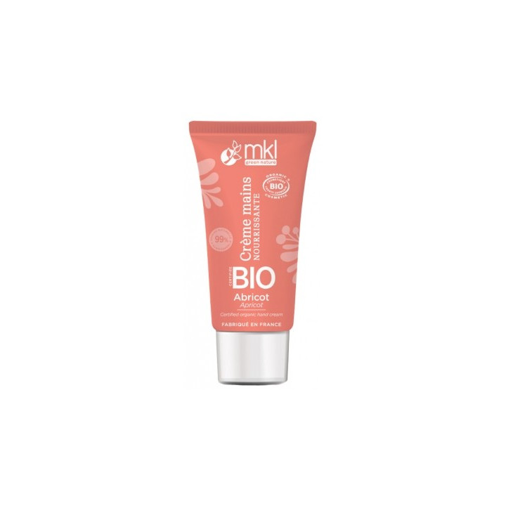Crème Mains Abricot Bio - Hydratation naturelle pour les mains