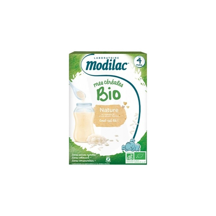 Céréales Bio pour Bébé - Modilac Mes Céréales Bio Nature