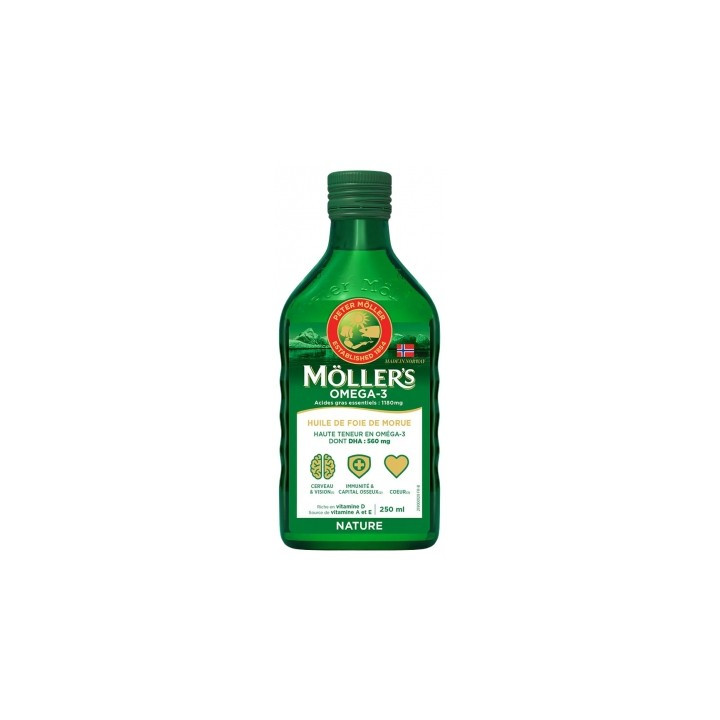 Möller's Omega 3 Huile de Foie de Morue