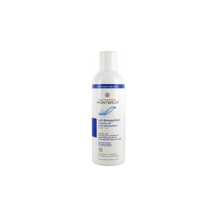 Lait Démaquillant Bio Montbrun 200ml