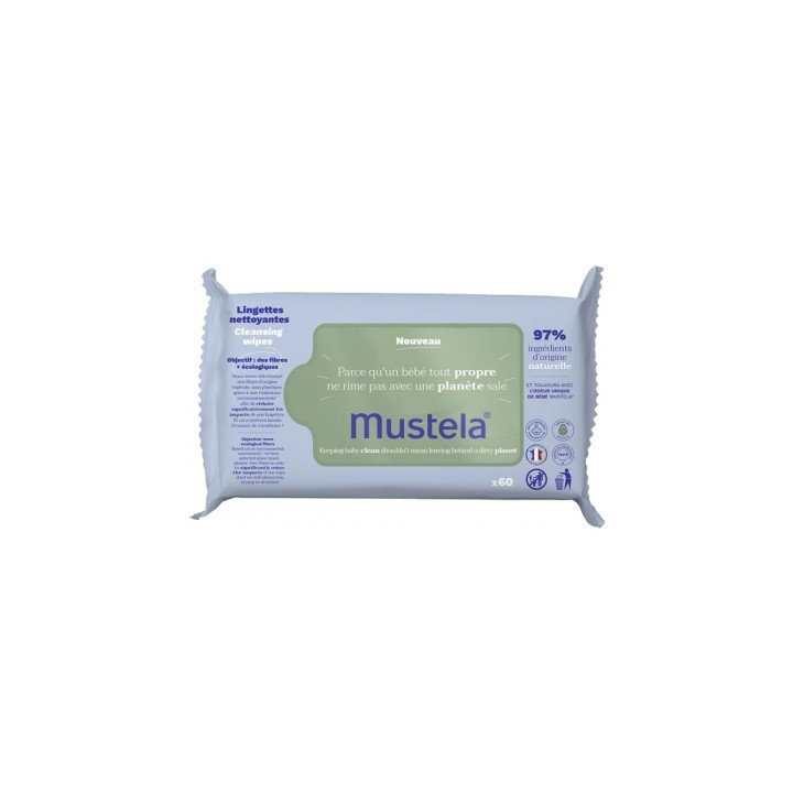 Lingettes Nettoyantes Mustela à l'Avocat