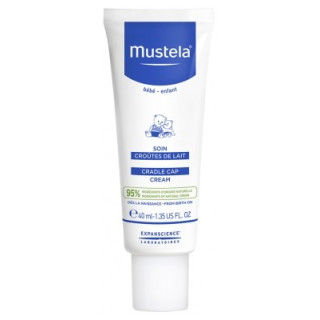Soin Croûtes de Lait Mustela 40ml - Traitement naturel