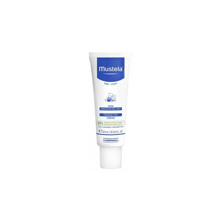 Soin Croûtes de Lait Mustela 40ml - Traitement naturel
