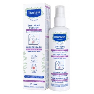 Mustela Érythème Fessier Spray Change - Protection et réparation de la peau de bébé