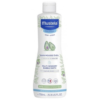 Bain Mousse Éveil à l'Avocat Mustela 750 ml