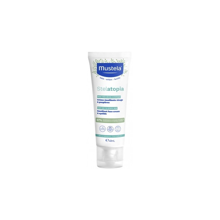 Crème émolliente visage Stelatopia Mustela 40ml