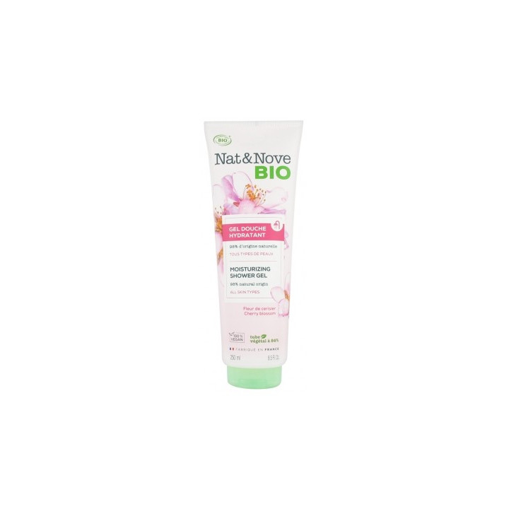 Gel douche hydratant Nat&Nove Bio Fleur de Cerisier 250 ml