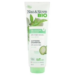 Gel douche bio Nat&Nove Douceur Amande 250ml