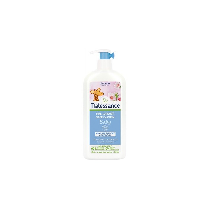 Gel Lavant Sans Savon Baby Bio 500 ml