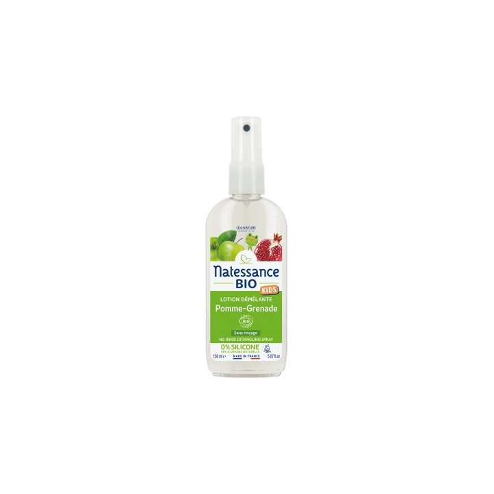 Lotion Démêlante Capillaire Bio - Pomme Grenade Natessance