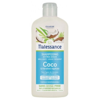 Shampoing Coco et Kératine Végétale Natessance 250ml