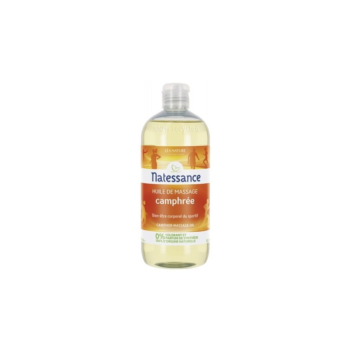 Huile de Massage Camphrée Natessance 500ml