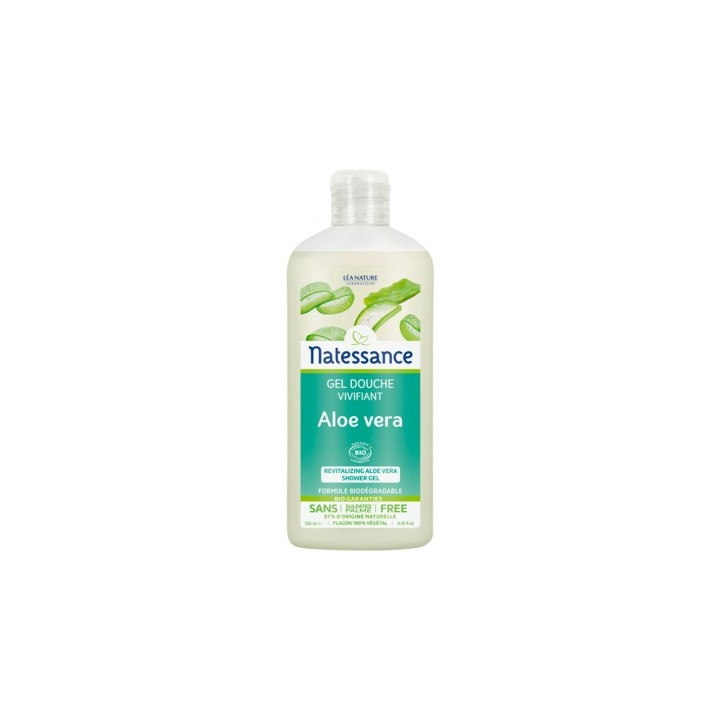 Gel Douche Vivifiant Aloe Vera Bio - Natessance