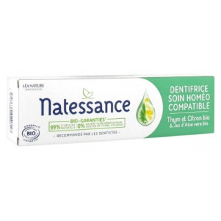 Dentifrice bio homéopathique Natessance 75ml