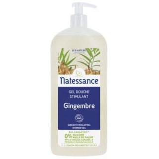 Gel Douche Stimulant Gingembre Bio Natessance 1L