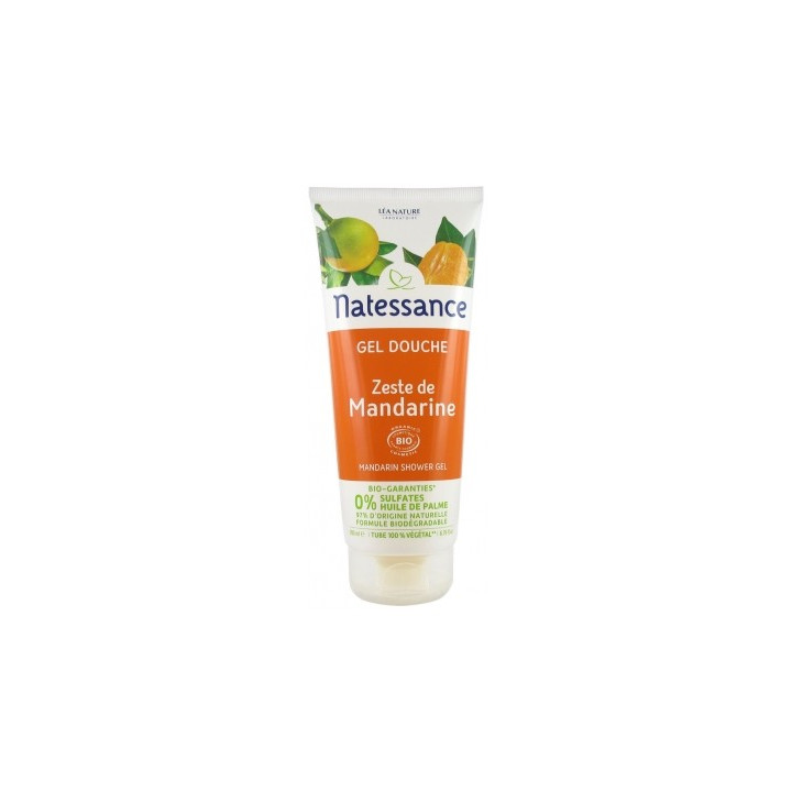 Gel Douche Zeste de Mandarine Bio Natessance