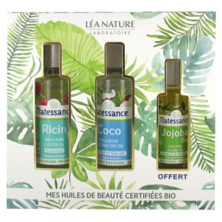 Coffret Natessance Mes Huiles de Beauté Bio