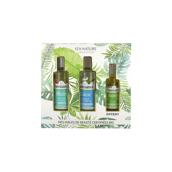 Coffret Natessance Mes Huiles de Beauté Bio