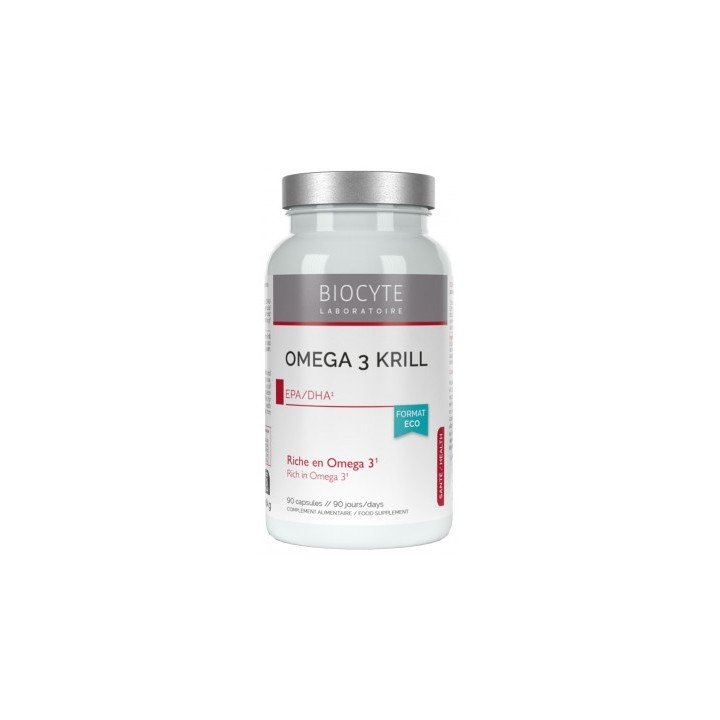 Biocyte Longevity Omega 3 Krill - Complément alimentaire