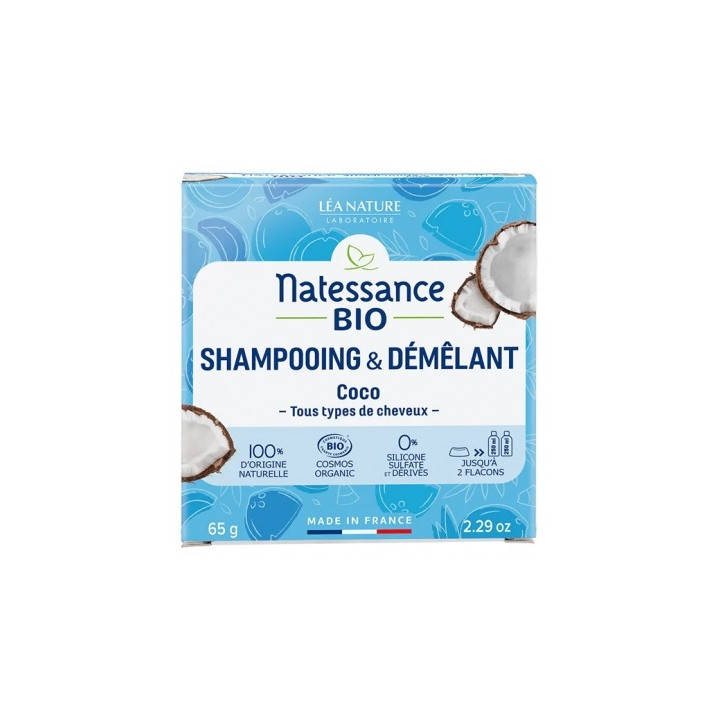 Shampoing Solide Coco Bio - Natessance