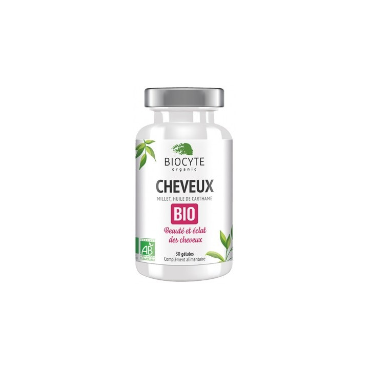 Biocyte Organic Cheveux Bio - Complément alimentaire pour cheveux