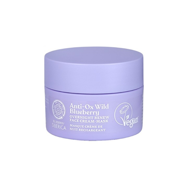 Masque Crème de Nuit Rechargeant Blueberry Siberica